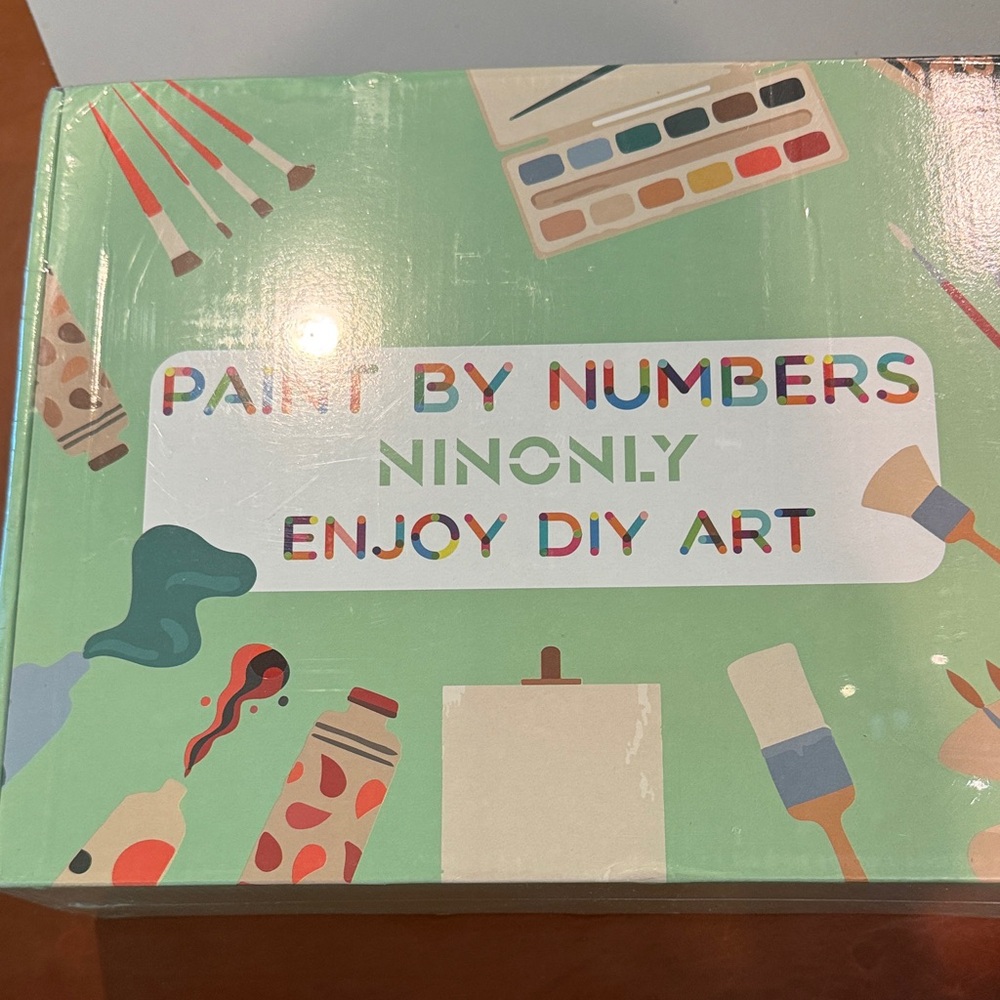 Only Paint By Numbers Kit - Mint Green Accent